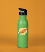 Laden Sie das Bild in den Galerie-Viewer, Astronaut Bunny in Carrot Rocket | 3-inch Waterproof Sticker - Scaredy Cat Studio