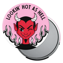Load image into Gallery viewer, "Lookin' Hot as Hell" Devil | Pocket Mirror