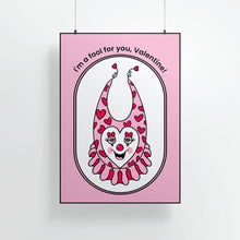 Load image into Gallery viewer, "Fool For You" Valentine's Day Clown | Art Print - Scaredy Cat Studio
