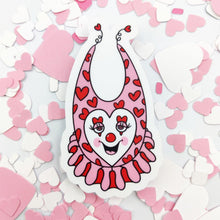 Laden Sie das Bild in den Galerie-Viewer, "Fool For You" Valentine's Day Clown | 3-inch Waterproof Sticker - Scaredy Cat Studio