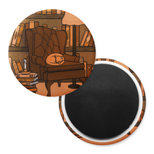 Laden Sie das Bild in den Galerie-Viewer, Bequeme Katze | Geisterbibliothek | Dekorativer Magnet