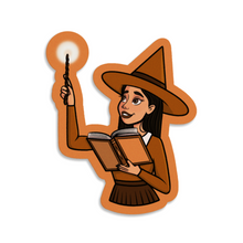 Laden Sie das Bild in den Galerie-Viewer, Zaubernde Hexe | Geisterbibliothek | 3 Zoll wasserdichter Aufkleber