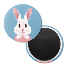 Load image into Gallery viewer, Happy Bunny Portrait | Decorative Magnet