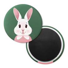 Load image into Gallery viewer, Happy Bunny Portrait | Decorative Magnet