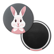 Load image into Gallery viewer, Happy Bunny Portrait | Decorative Magnet