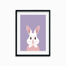 Load image into Gallery viewer, Happy Bunny Portrait | Art Print - Scaredy Cat Studio