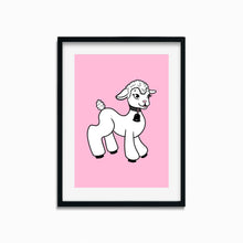 Load image into Gallery viewer, Kitschy Spring Lamb | Art Print - Scaredy Cat Studio