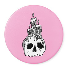 Load image into Gallery viewer, Skull & Candles | Pocket Mirror