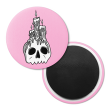 Load image into Gallery viewer, Skull & Candles | Decorative Magnet