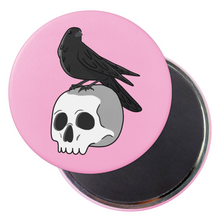 Load image into Gallery viewer, Skull & Raven | Decorative Magnet