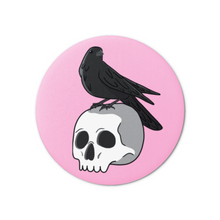 Load image into Gallery viewer, Skull & Raven | Decorative Magnet