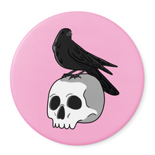 Load image into Gallery viewer, Skull & Raven | Pocket Mirror