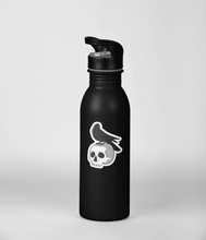 Laden Sie das Bild in den Galerie-Viewer, Skull & Raven | 3-inch Waterproof Sticker - Scaredy Cat Studio