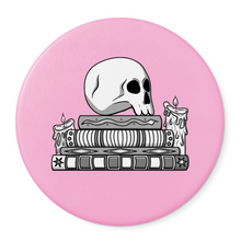 Load image into Gallery viewer, Skull & Spellbooks | Pocket Mirror