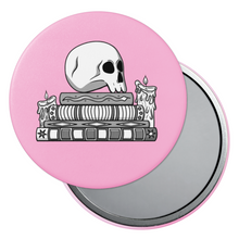 Load image into Gallery viewer, Skull & Spellbooks | Pocket Mirror