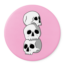 Load image into Gallery viewer, Skull Stack | Pocket Mirror