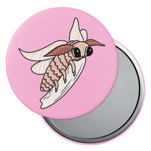 Load image into Gallery viewer, Silk Moth | Nocturnal Creatures | Pocket Mirror