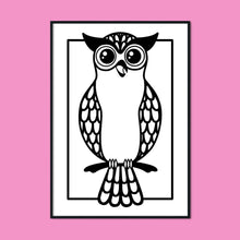 Load image into Gallery viewer, Owl | A2 Poster - Scaredy Cat Studio