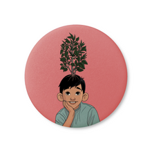 Laden Sie das Bild in den Galerie-Viewer, "Fantasie ist ein Samen" Plant Boy | Dekorativer Magnet