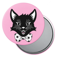 Load image into Gallery viewer, Scaredy Cat Mascot | Pocket Mirror