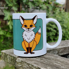 Laden Sie das Bild in den Galerie-Viewer, Fox | Nocturnal Creatures | Ceramic Mug - Scaredy Cat Studio
